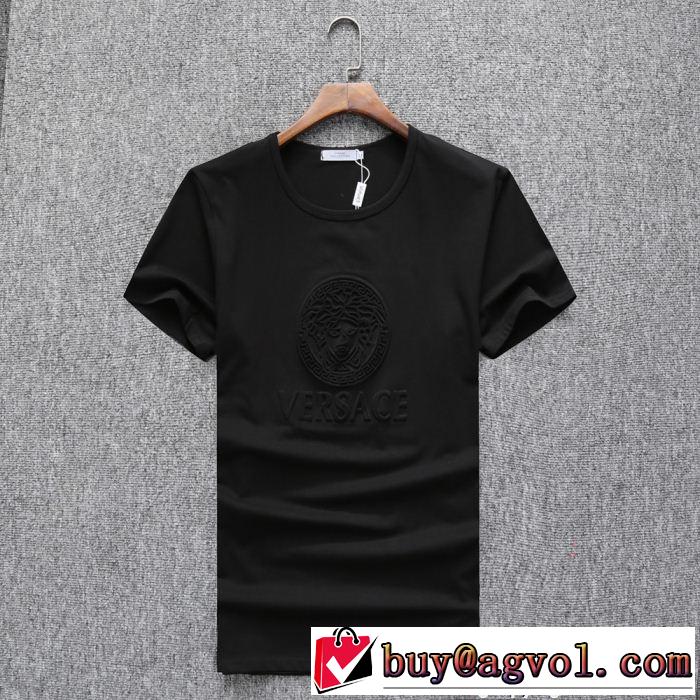  流行っている ヴェルサーチ VERSACE 2018夏の定番新品到来! 半袖Tシャツ 3色可選