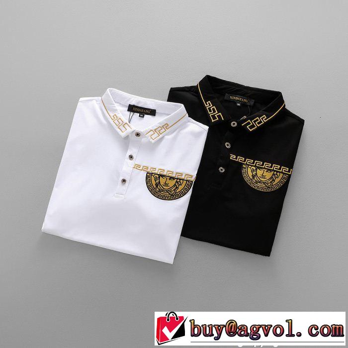 半袖Tシャツ 2色可選 ヴェルサーチ VERSACE 2018最安値！ 目前の注目ブランド