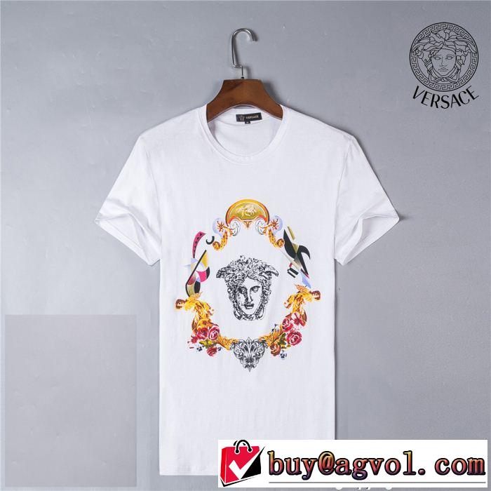 絶妙な新商品 ヴェルサーチ VERSACE 半袖Tシャツ 2018最安値！ 2色可選 良好品