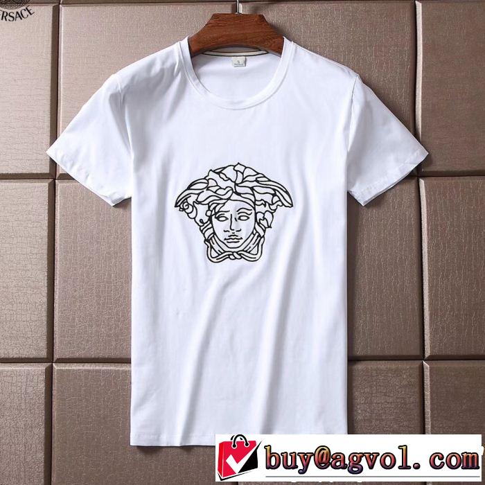  半袖/Tシャツヴェルサーチ VERSACE 注目美品2色可選 人気デザインで欲しい