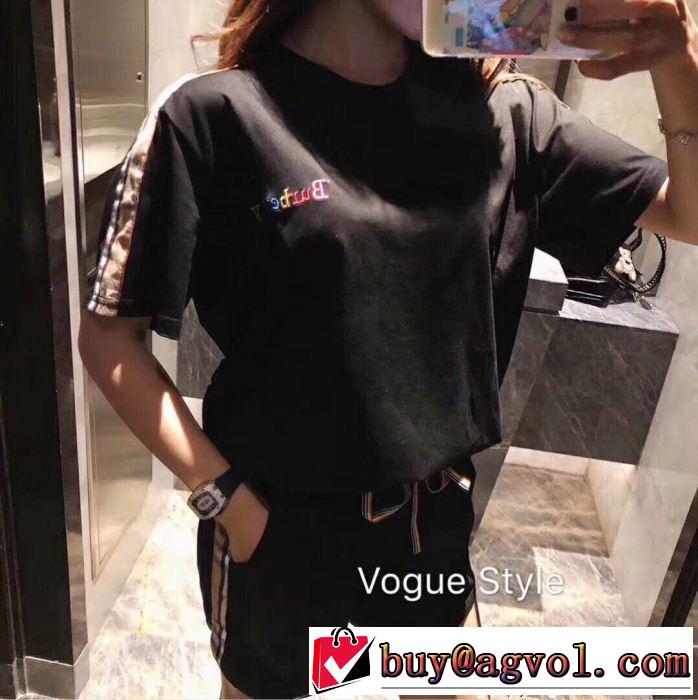 流行の注目ブランド2色可選 Tシャツ/半袖バーバリー2018年春夏入荷 BURBERRY
