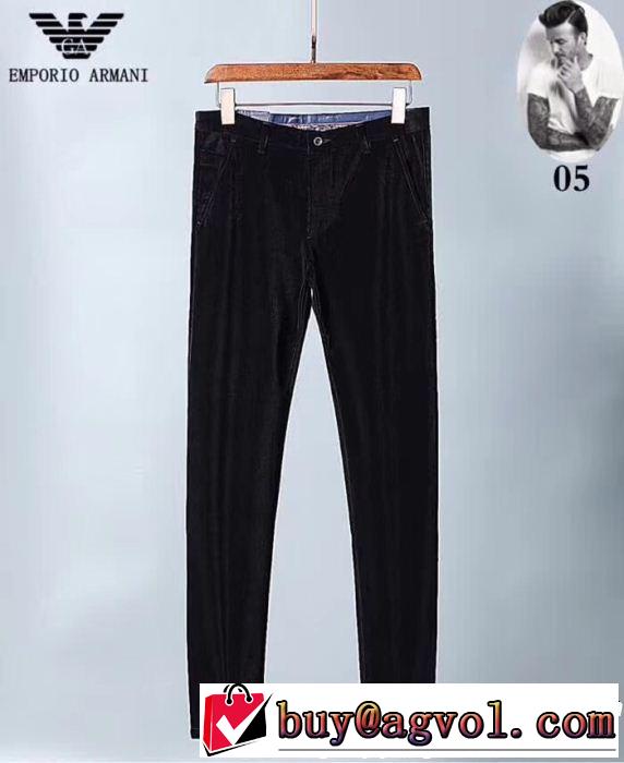 芸能人愛用 ARMANI アルマーニ 流行っているデニムパンツ2018年秋冬シーズン 2色可選