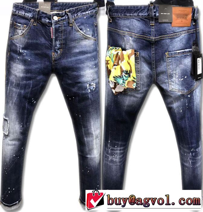 すっかり定番化 2018新作 ディースクエアード DSQUARED2 デニデニムパンツ メンズ