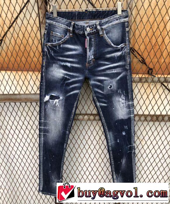 今年人気定番　高感度アイテム　ディースクエアード DSQUARED2  ジーンズ　ミックス感が溢れる
