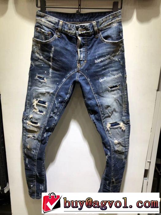 人気デザインで欲しい ジーパン パンツこれは欲しい DSQUARED2 ディースクエアード2018【SALE！】