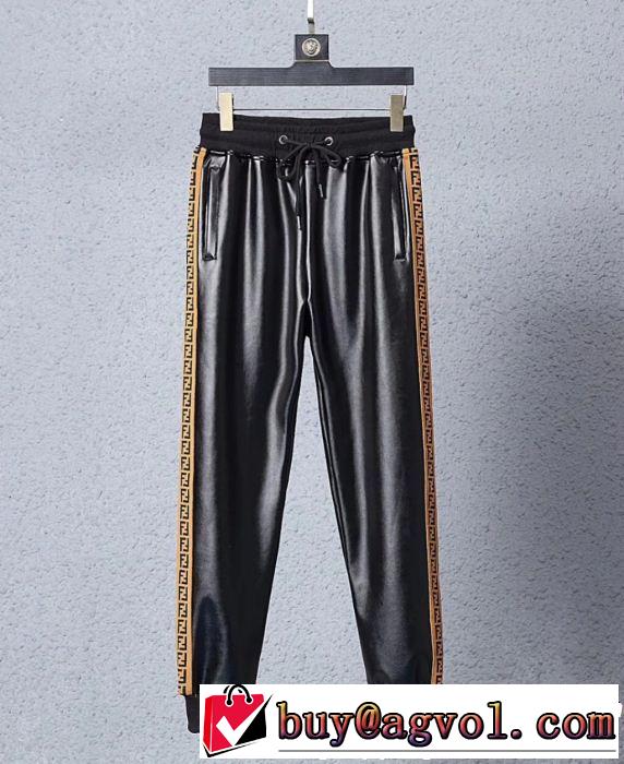 ファッションの最先端！スエットパンツ大流行中 FENDI フェンディ伸縮性がある 2018年秋冬シーズン