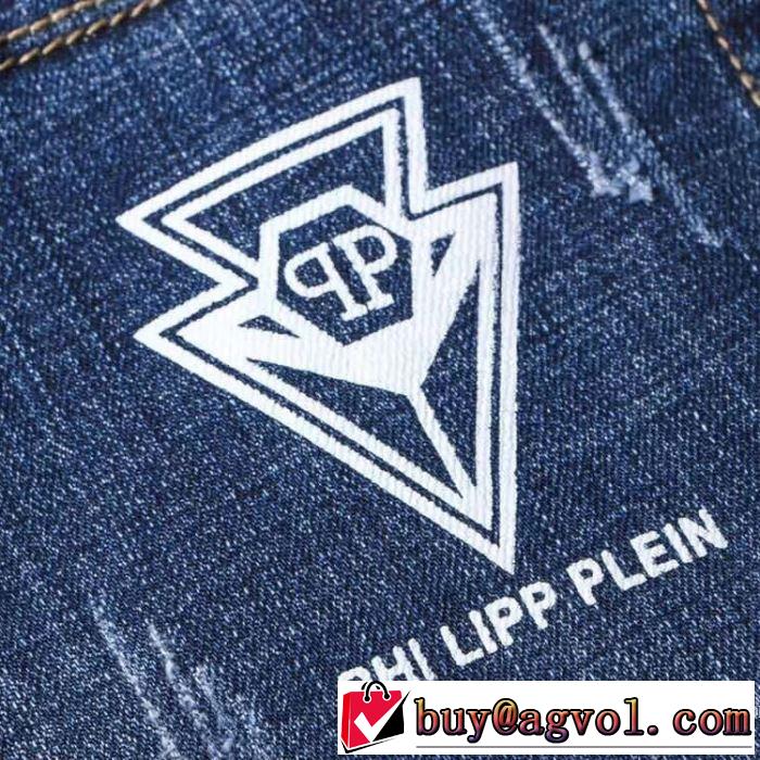 モード フィリッププレイン PHILIPP PLEIN 2018新作 デニムパンツ 注目美品