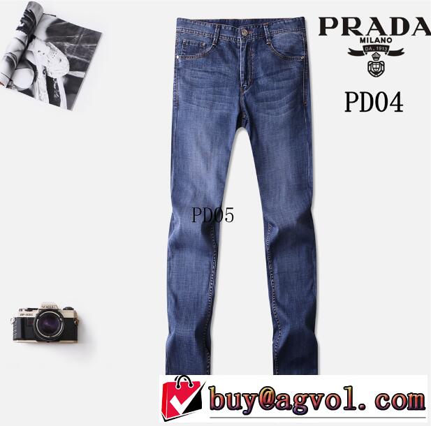 贈り物にも◎  2018春夏新作プラダ PRADA ジーンズ足長効果のある