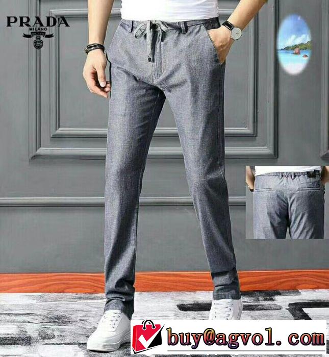 2018年秋冬シーズン  プラダ PRADA  大流行中　チノパン　保温性の高い