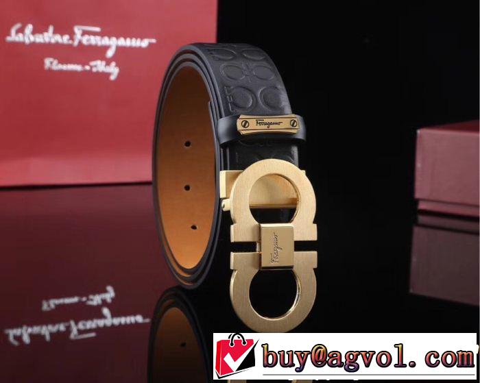 毎年流行り定番アイテムおすすめ  FERRAGAMO サルヴァトーレフェラガモ 2色可選 ベルト 2018最高ランキング
