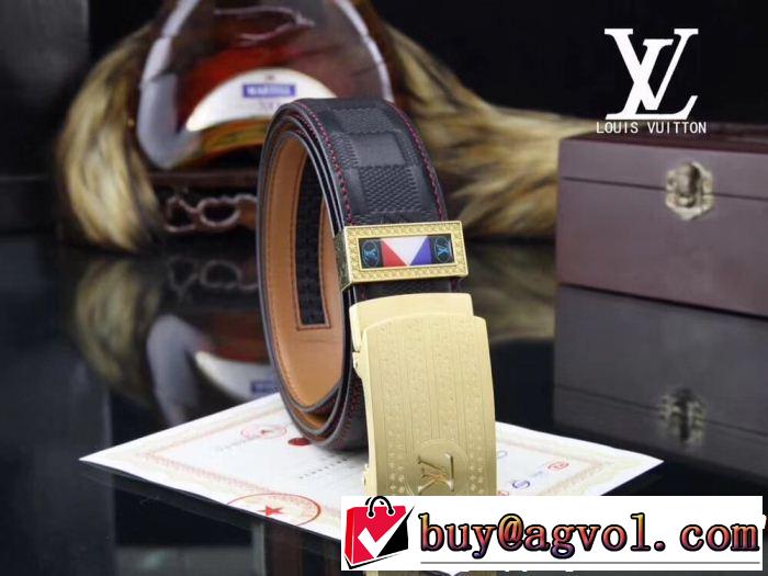 ヴィトン ベルト コピーLOUIS VUITTONゴールドシルバーバックルレザーベルトビズネスベルト通勤赤字超特価得価