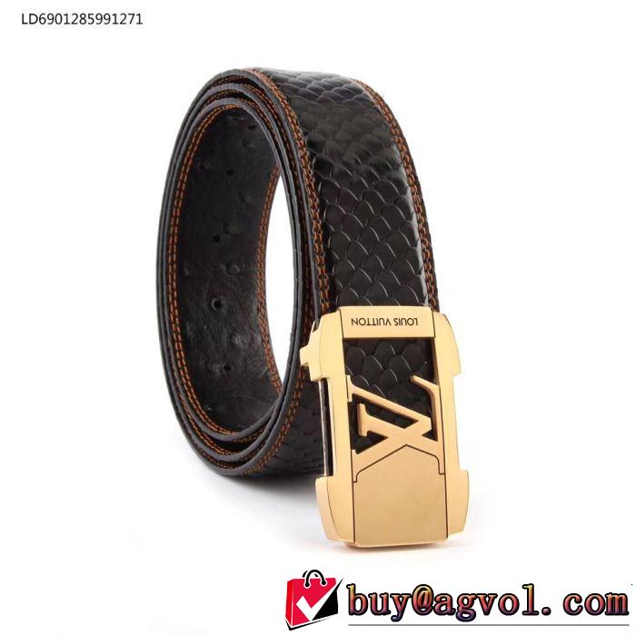 上品でファッション ルイ ヴィトン LOUIS VUITTON 大流行中 ベルト 2色可選 18ＳＳ美品