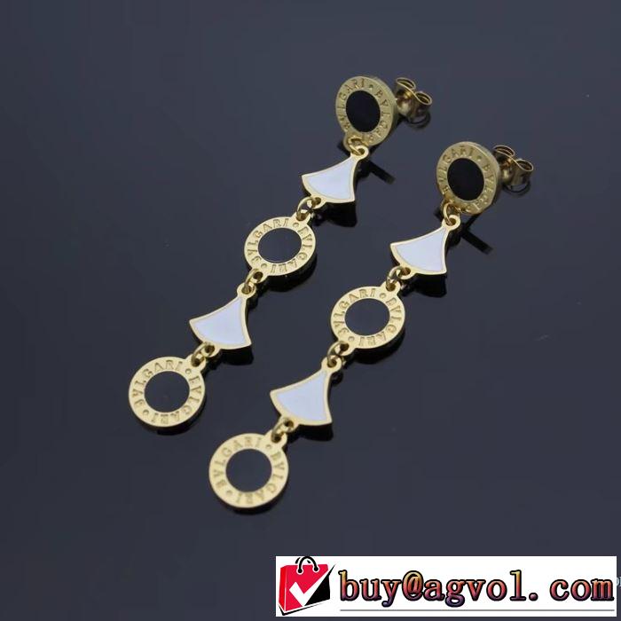 2018春夏新作 きらめく ピアス ブルガリ BVLGARI 3色可選 人気激売れ