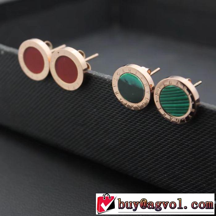 ピアス ブルガリ BVLGARI 多色可選 2018春夏新作 プレゼントに最適 美品！