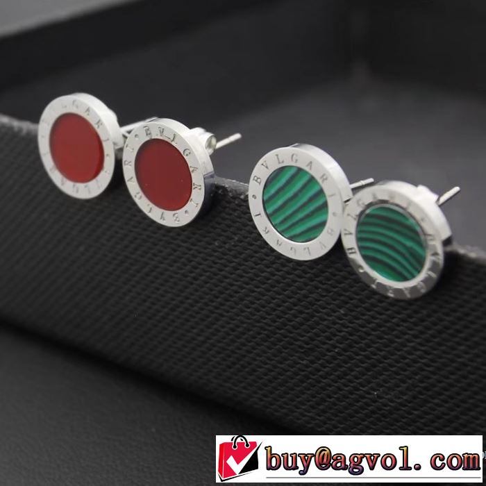 ピアス ブルガリ BVLGARI 多色可選 2018春夏新作 プレゼントに最適 美品！