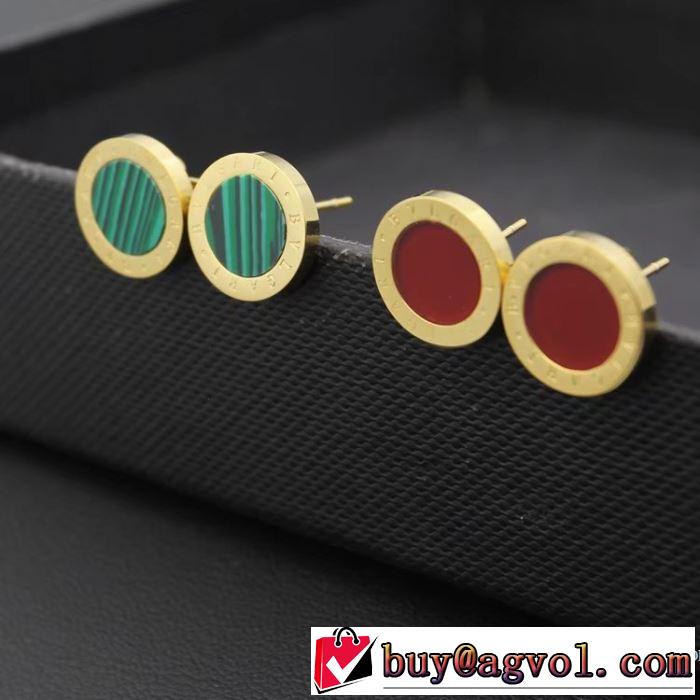 ピアス ブルガリ BVLGARI 多色可選 2018春夏新作 プレゼントに最適 美品！