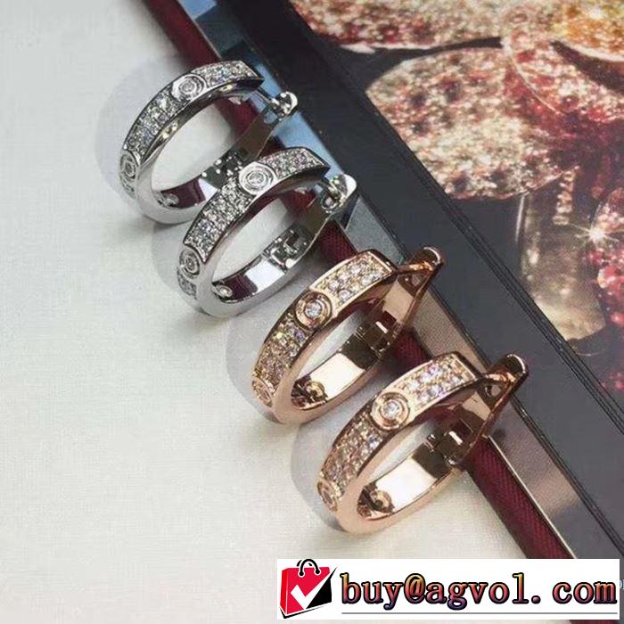 ファッション 人気 ピアス 2018春夏新作 カルティエ CARTIER 2色可選