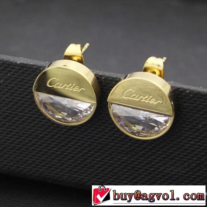 2018春夏新作 カルティエ CARTIER 3色可選 ピアス デザイン性の高い