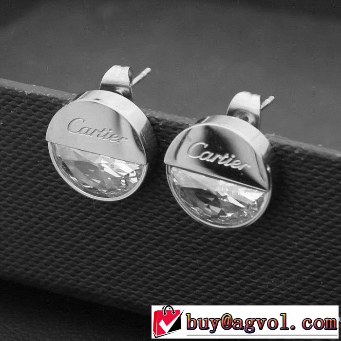2018春夏新作 カルティエ CARTIER 3色可選 ピアス デザイン性の高い