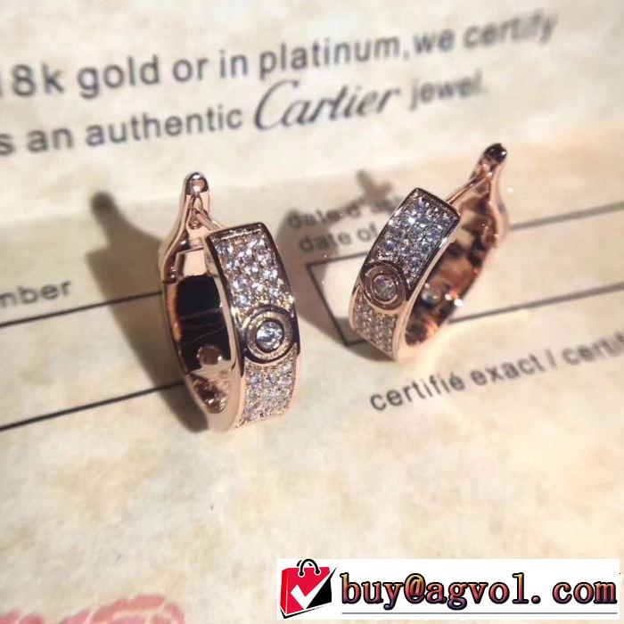 カルティエ CARTIER 圧倒的人気新着 3色可選 ピアス2018秋冬の定番新品到来!
