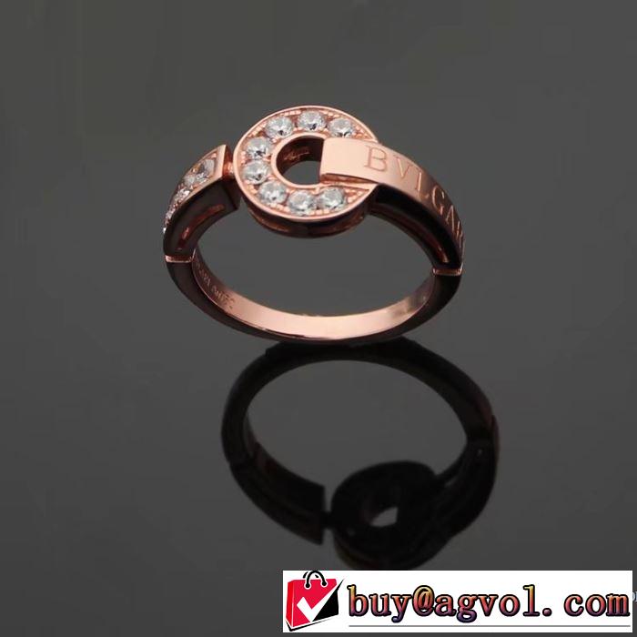 指輪 2色可選 2018春夏新作 大絶賛の履き心地! ブルガリ BVLGARI