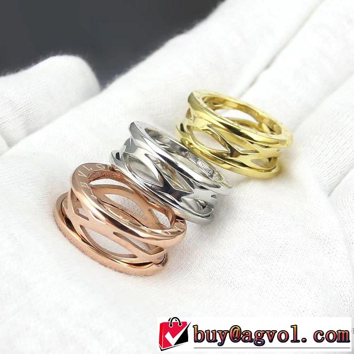 人気新品★超特価★ ブルガリ BVLGARI 指輪 3色可選 2018春夏新作