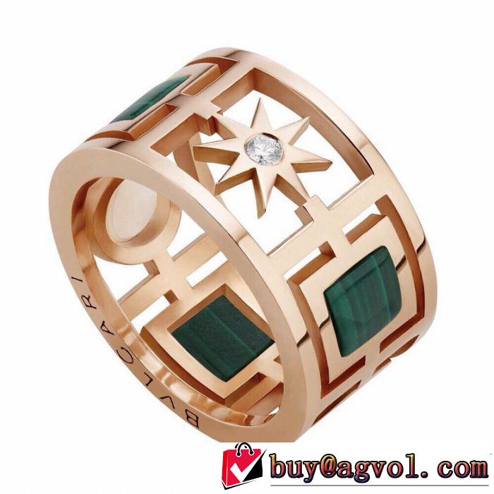 人目を引く存在感 ブルガリ2018新品入荷 BVLGARI 個性的なモデル リング/指輪