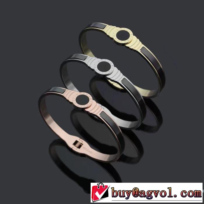 3色可選2018春夏新作 ブルガリ BVLGARI ブレスレット海外セレブ愛用