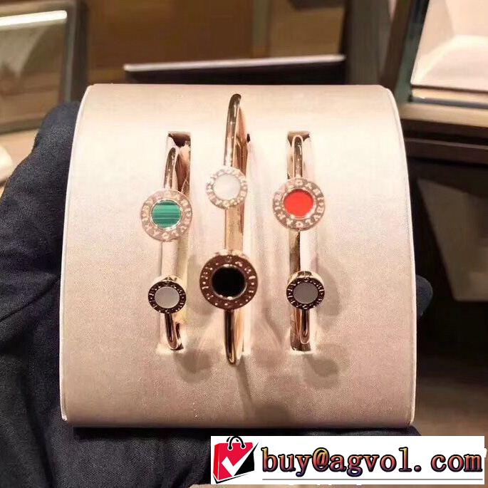 オシャレを満喫できる ブルガリ2018【SALE！】 BVLGARI ブレスレットこれは欲しい3色可選