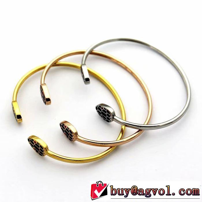 3色可選 ブレスレット最近人気一番！在庫を確保 ブルガリ 良好品BVLGARI