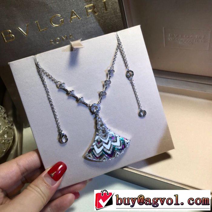 人気急上昇中 ブルガリ BVLGARI 華やかさ満点ネックレスストリートファッション