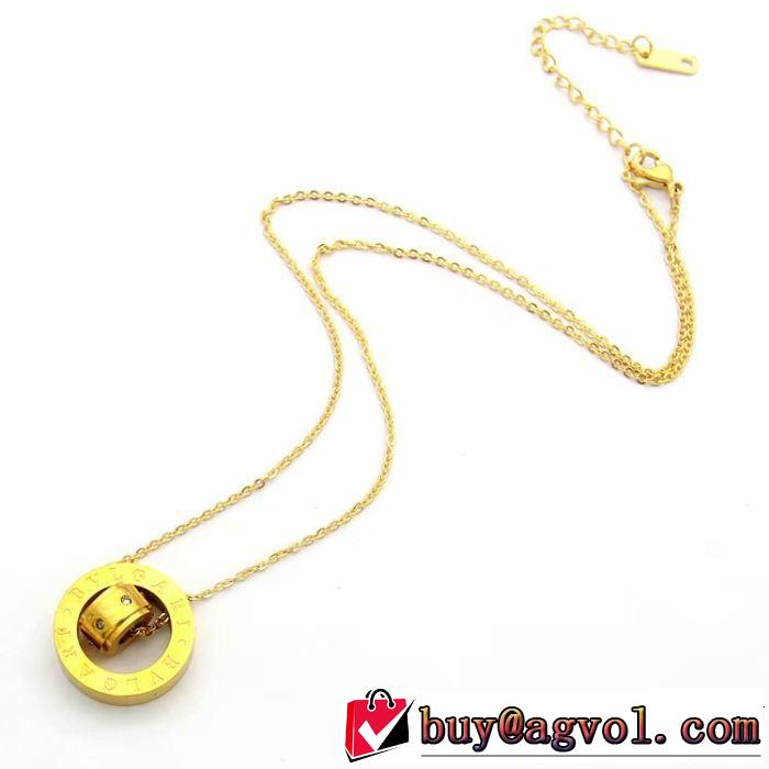 稀少*入手困難 ブルガリ BVLGARI 3色可選 ネックレスストリートファッション注目美品
