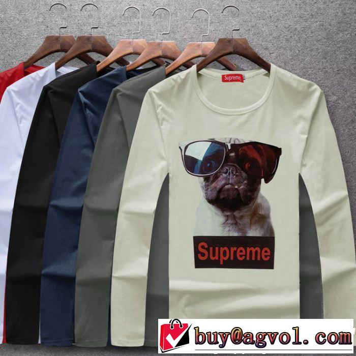  2018年人気満々のブランド シュプリーム SUPREME 冬季限定販売 多色可選 長袖 Tシャツ