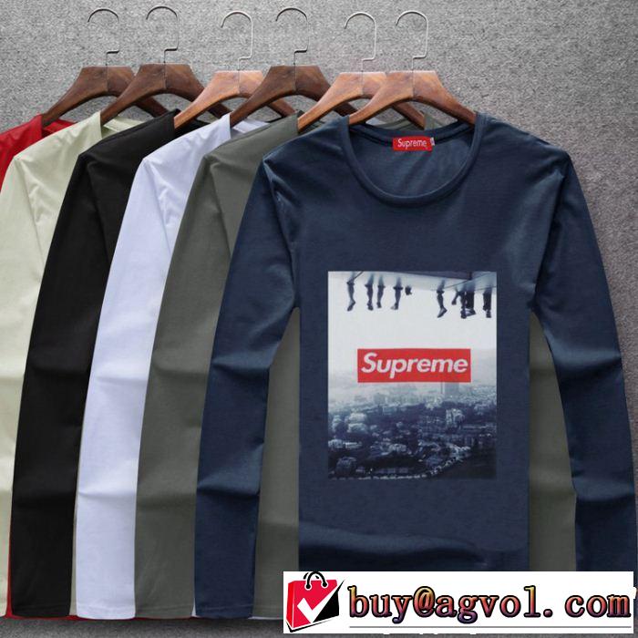  今季大人気新作登場 シュプリーム SUPREME 最終数量限り！ 長袖 Tシャツ 多色可選 今季爆発的な人気