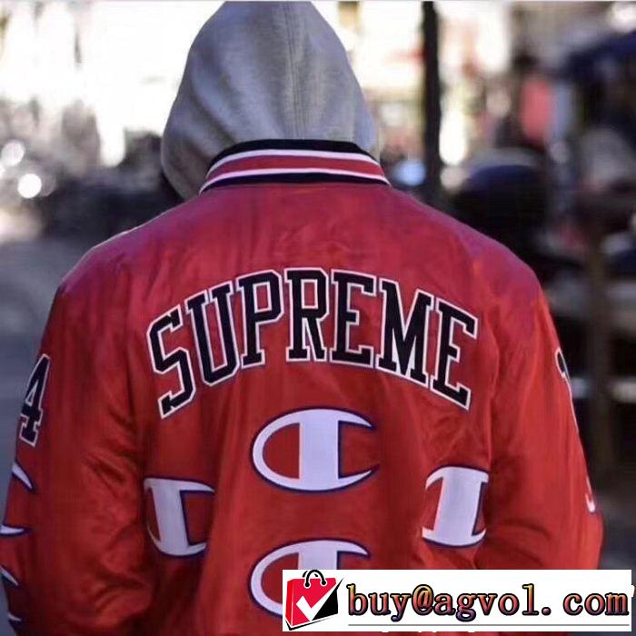3色可選 Supreme X Champion Jacket 18FW 秋のお出かけに最適 今季爆発的な人気 SUPREME シュプリーム