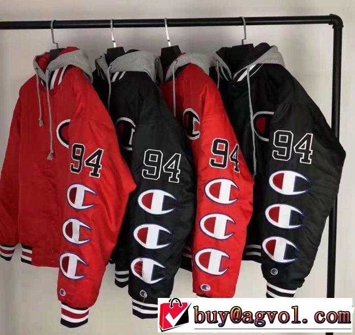 3色可選 Supreme X Champion Jacket 18FW 秋のお出かけに最適 今季爆発的な人気 SUPREME シュプリーム