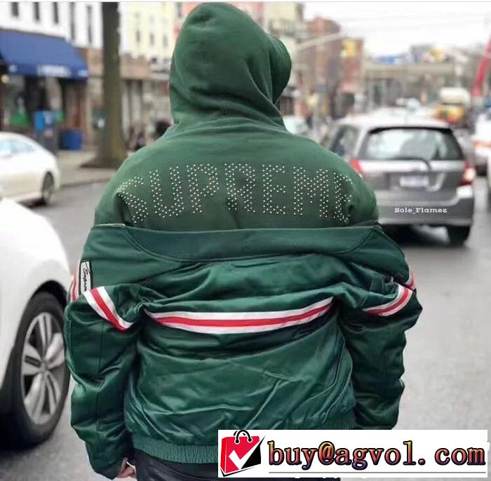 秋のお出かけに最適  SUPREME シュプリーム 2色可選 Supreme 18SS Reflective Stripe Jacket 現代的な印象