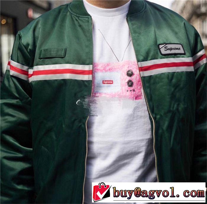 秋のお出かけに最適  SUPREME シュプリーム 2色可選 Supreme 18SS Reflective Stripe Jacket 現代的な印象