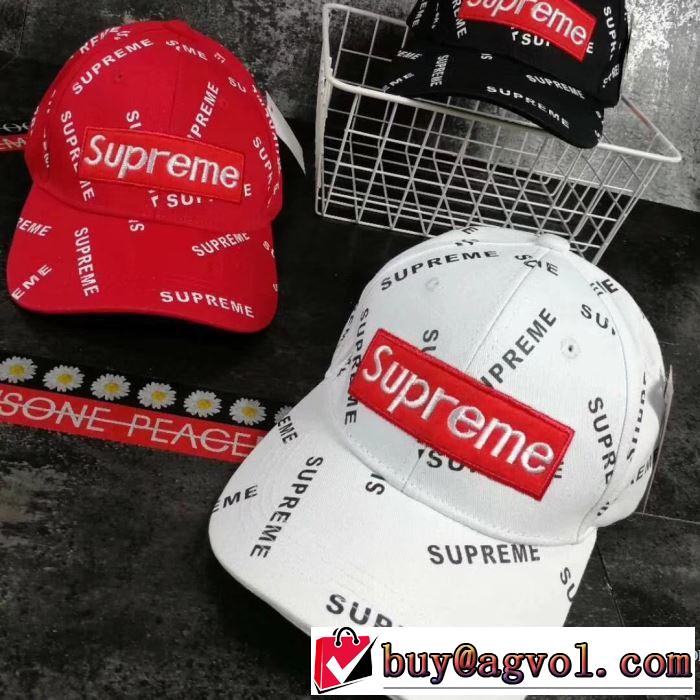  シュプリーム SUPREME  3色可選 2018春夏新作 最旬アイテム キャップ