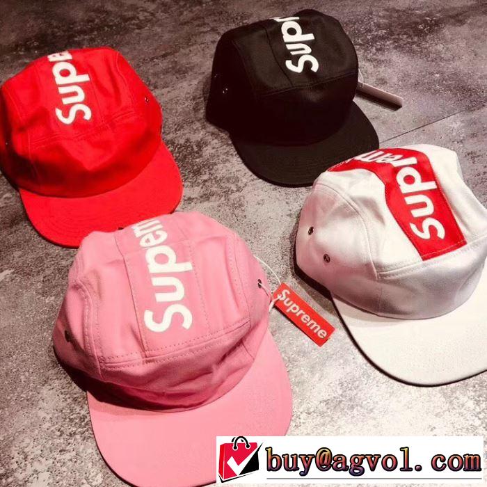  4色可選 2018春夏新作 キャップ 欧米韓流/雑誌 シュプリーム SUPREME