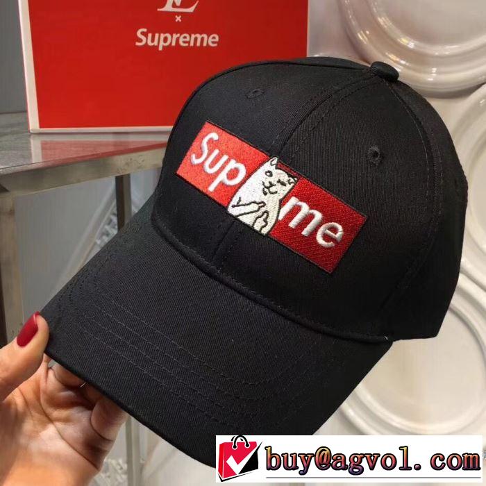  キャップ 2018春夏新作 シュプリーム SUPREME 2色可選 オリジナル