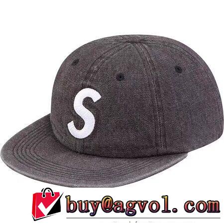 高級感を演出するSUPREMEシュプリームキャップコピーSロゴ付きモダンな雰囲気帽子