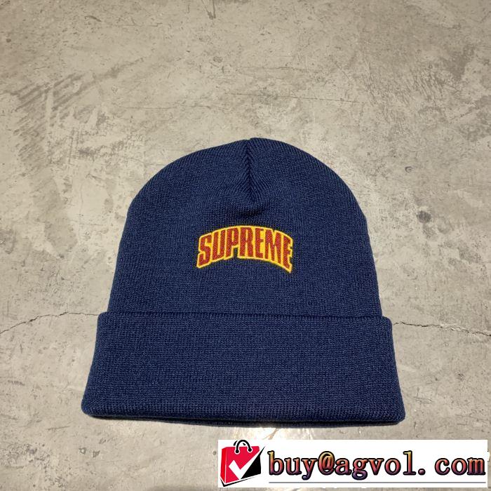 シュプリーム コピーSUPREMEニット帽ニットキャップビーニーメンズレディース小顔効果カジュアル全5色赤字超特価新品