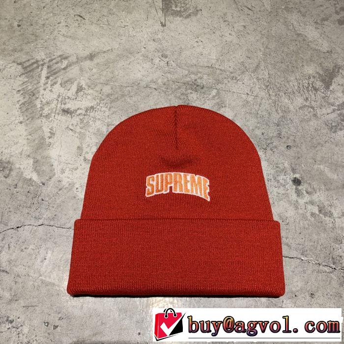 シュプリーム コピーSUPREMEニット帽ニットキャップビーニーメンズレディース小顔効果カジュアル全5色赤字超特価新品