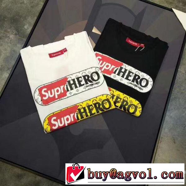  SUPREME人気が爆発  2色可選 2018春夏半袖Tシャツ シュプリーム超激得100%新品