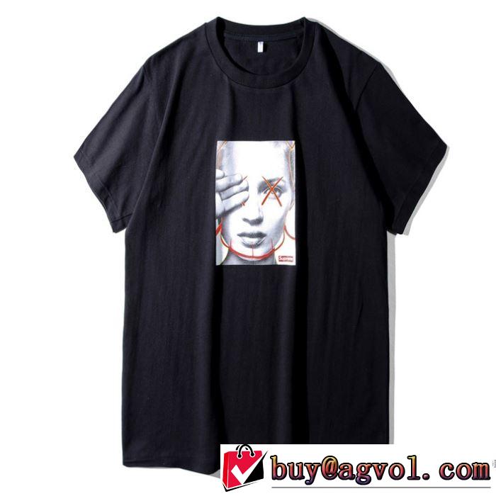 2色可選 2018春夏新作 半袖Tシャツ 細身のシルエット ランキング商品 シュプリーム SUPREME