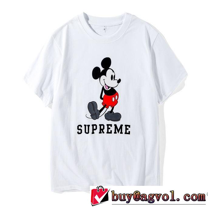 大絶賛！ 2018春夏新作 通気性に優れた 半袖Tシャツ シュプリーム SUPREME 2色可選