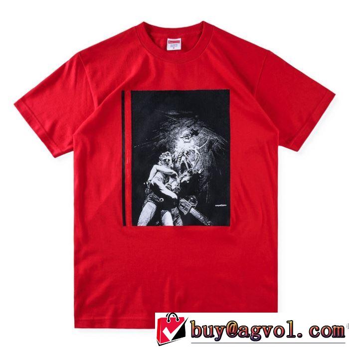 半袖Tシャツ シュプリーム SUPREME 4色可選 優しいフィット感 2018春夏新作 絶対オススメ?