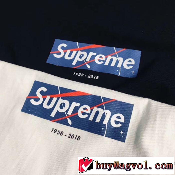 収縮性のある シュプリーム SUPREME 2色可選 2018春夏新作 めちゃくちゃお得 半袖Tシャツ