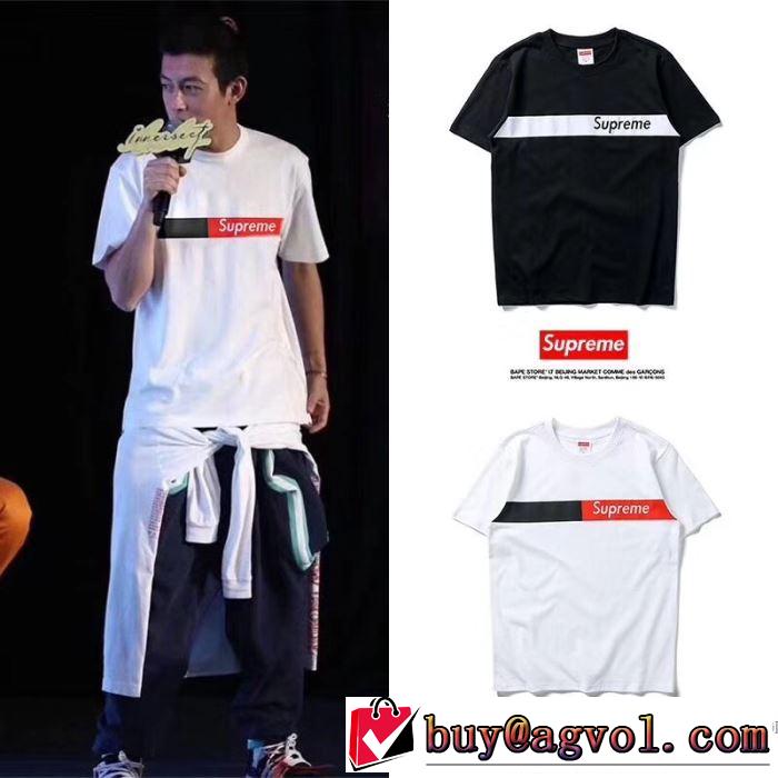 2色可選 ドライ 2018春夏新作 半袖Tシャツ ファッション 人気 シュプリーム SUPREME